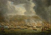 Gerardus Laurentius Keultjes The assault on Algiers by the allied Anglo-Dutch squadron USA oil painting artist